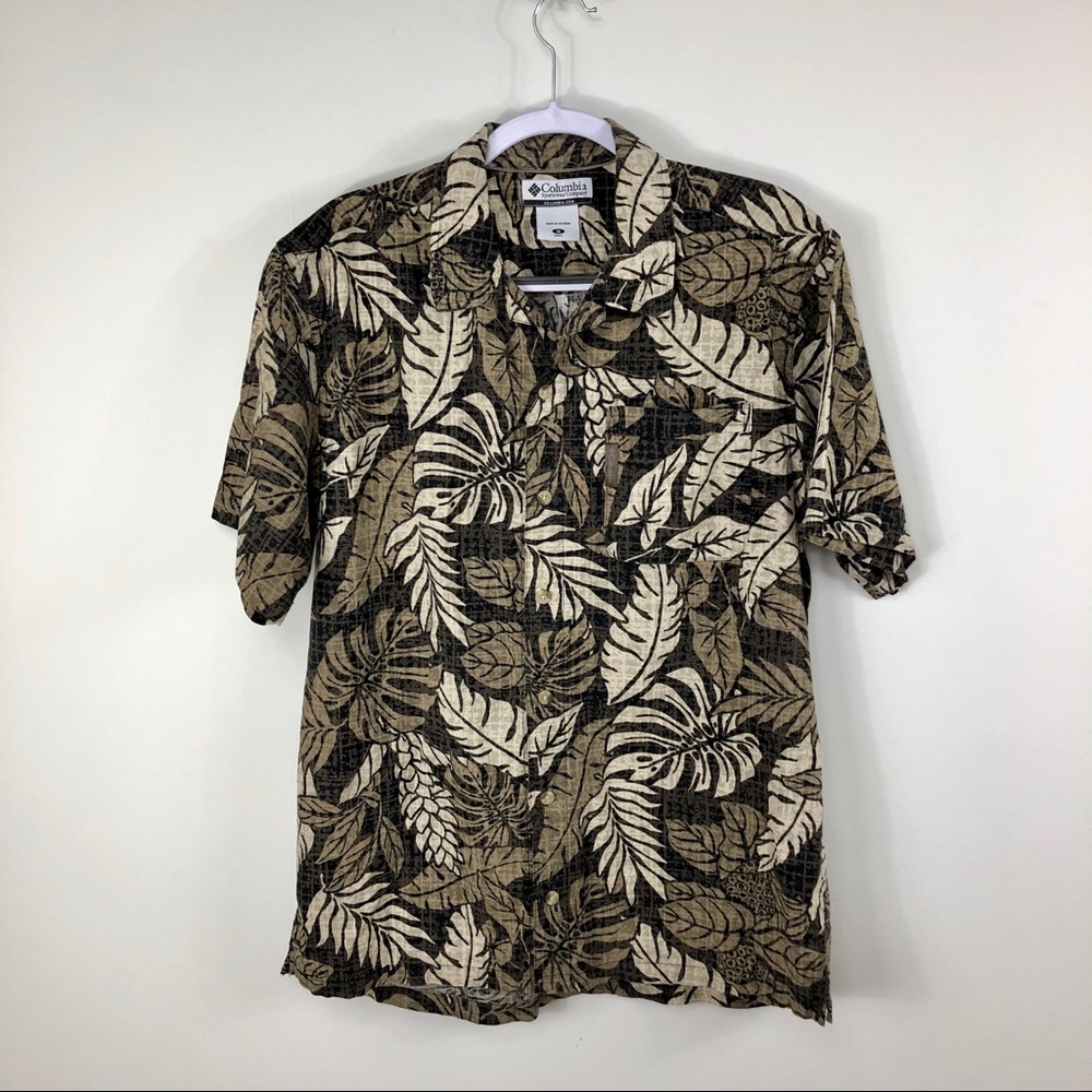 Columbia Hawaiian‎ 🌺 tropical button up shirt